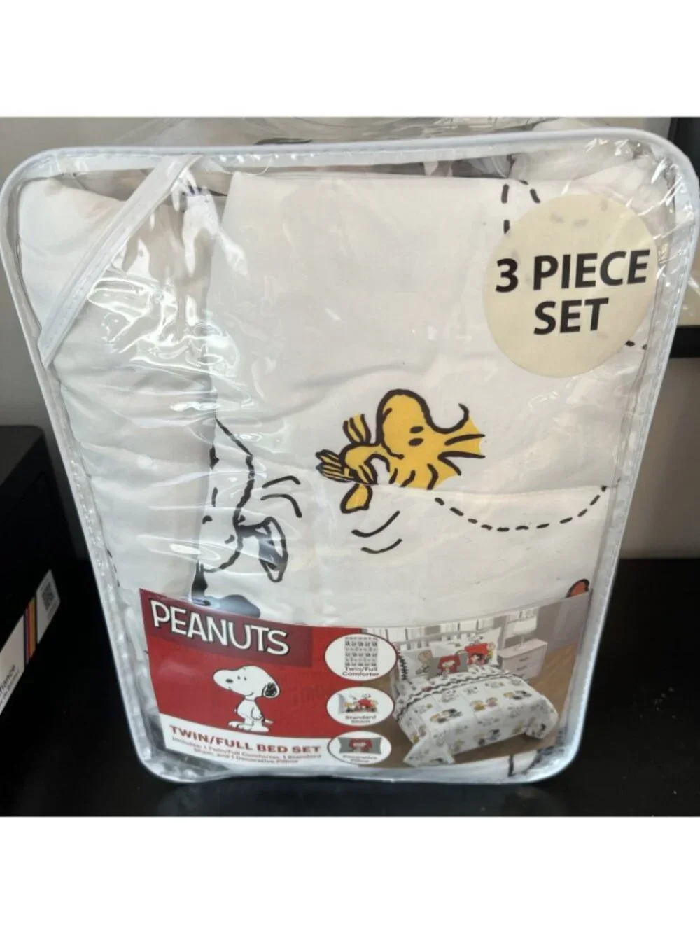 Peanuts Twin Full Comforter Pillow Sham Bedding Snoopy Charlie Brown
